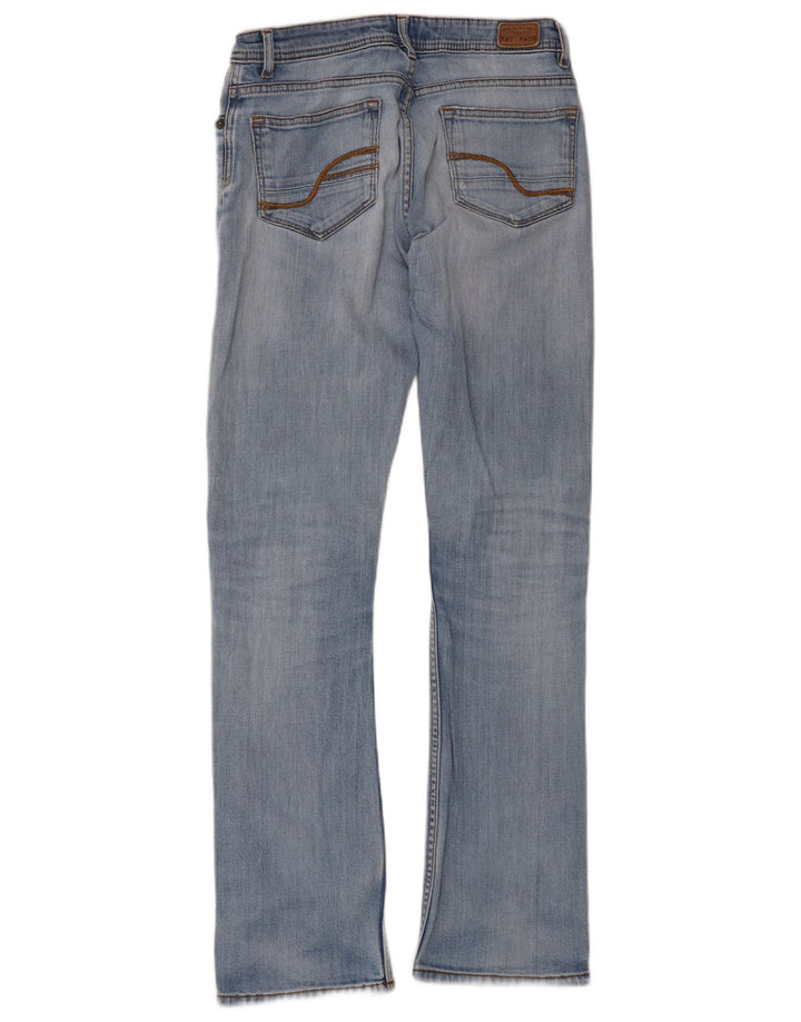 Vaqueros con corte de bota desgastados para mujer de Fat Face UK 8 Small W28 L30 Azul
