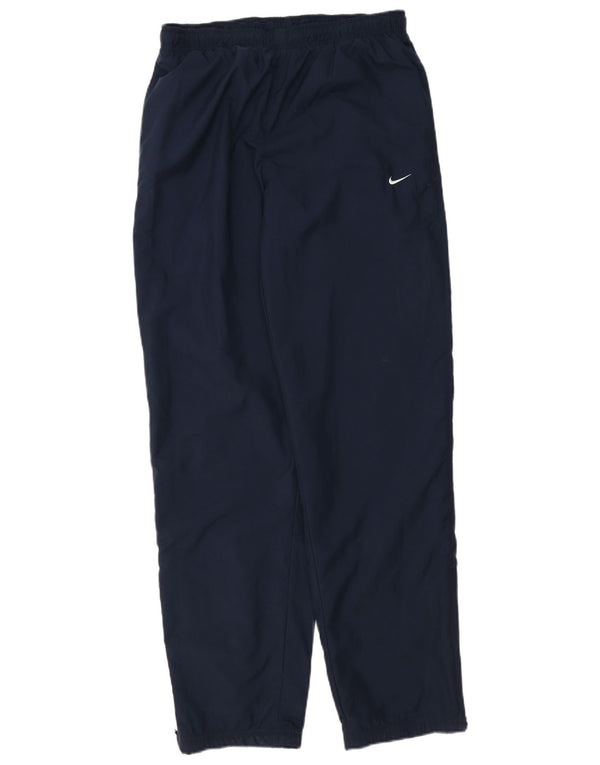 NIKE Mens Tracksuit Trousers Joggers UK 42/44 Large  Navy Blue Polyester