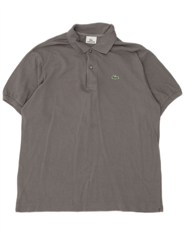 Polo Lacoste para hombre talla 5 grande algodón gris
