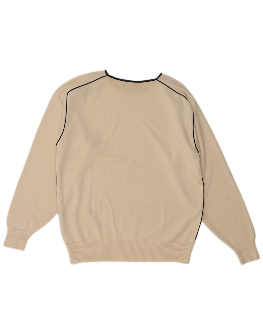 Il Granchio Jersey De Cuello Redondo De Lana Mediana Blanco Roto Hombre