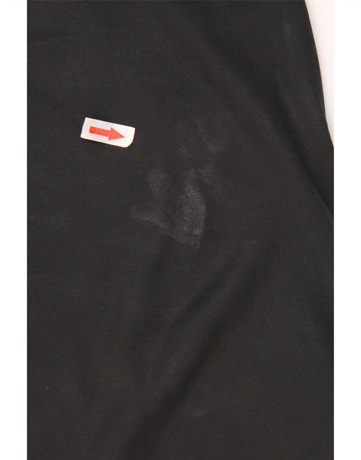 Nike Dri Fit - Chándal con cremallera y cuello para hombre, talla mediana, poliéster negro