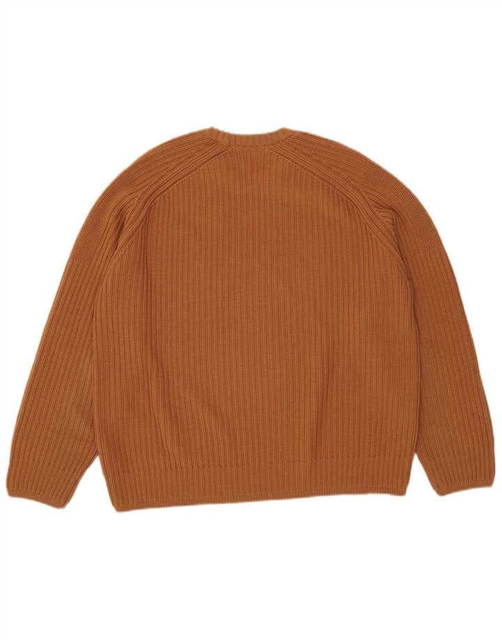 Jersey Joop Hombre con Cuello Redondo IT 50 Lana Marrón Medio