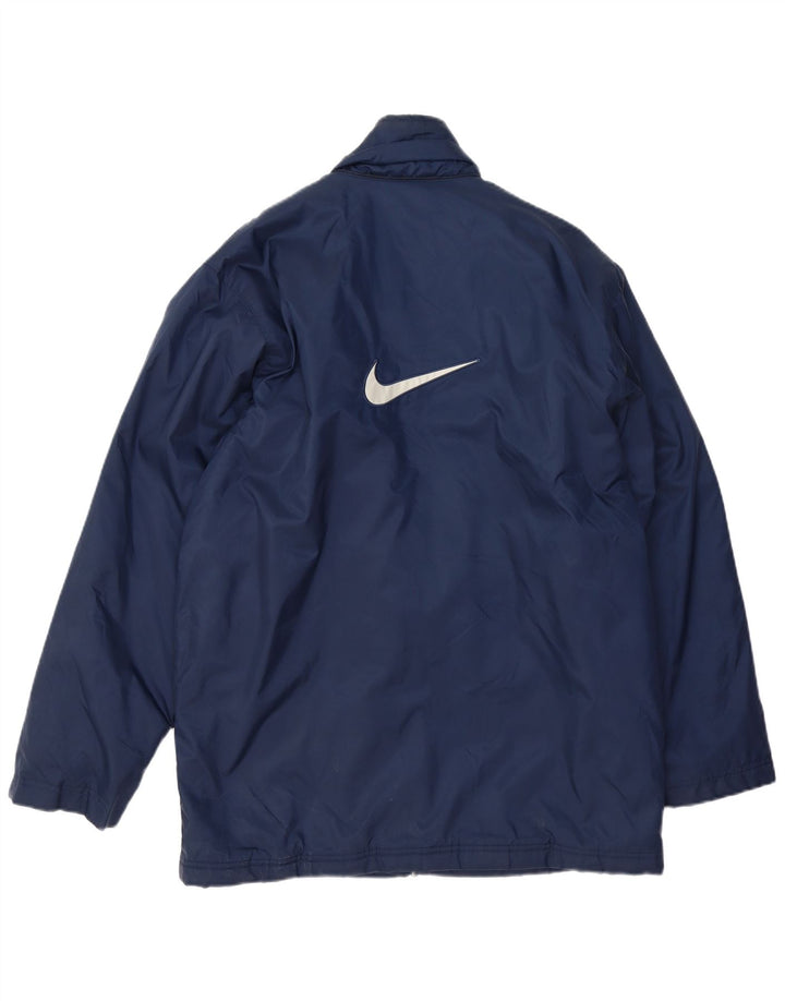 Nike Chaqueta cortavientos gráfica para hombre UK 38/41 Medium Azul marino Nylon