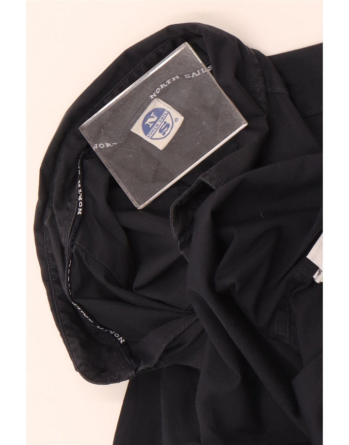 Camisa North Sails Hombre Mediana Algodón Negro