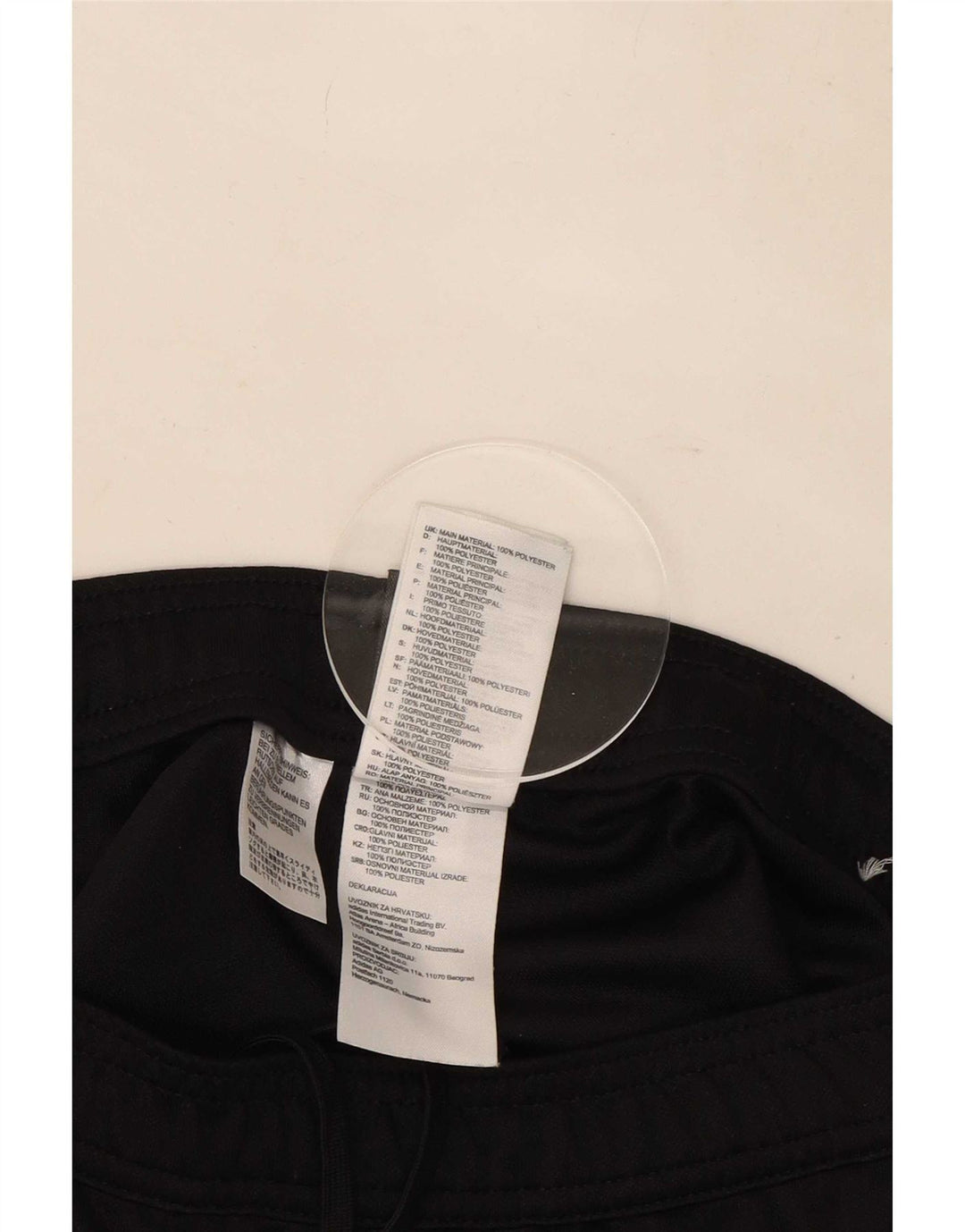 Adidas Pantalones De Chándal Para Hombre Pequeños Negro Poliéster