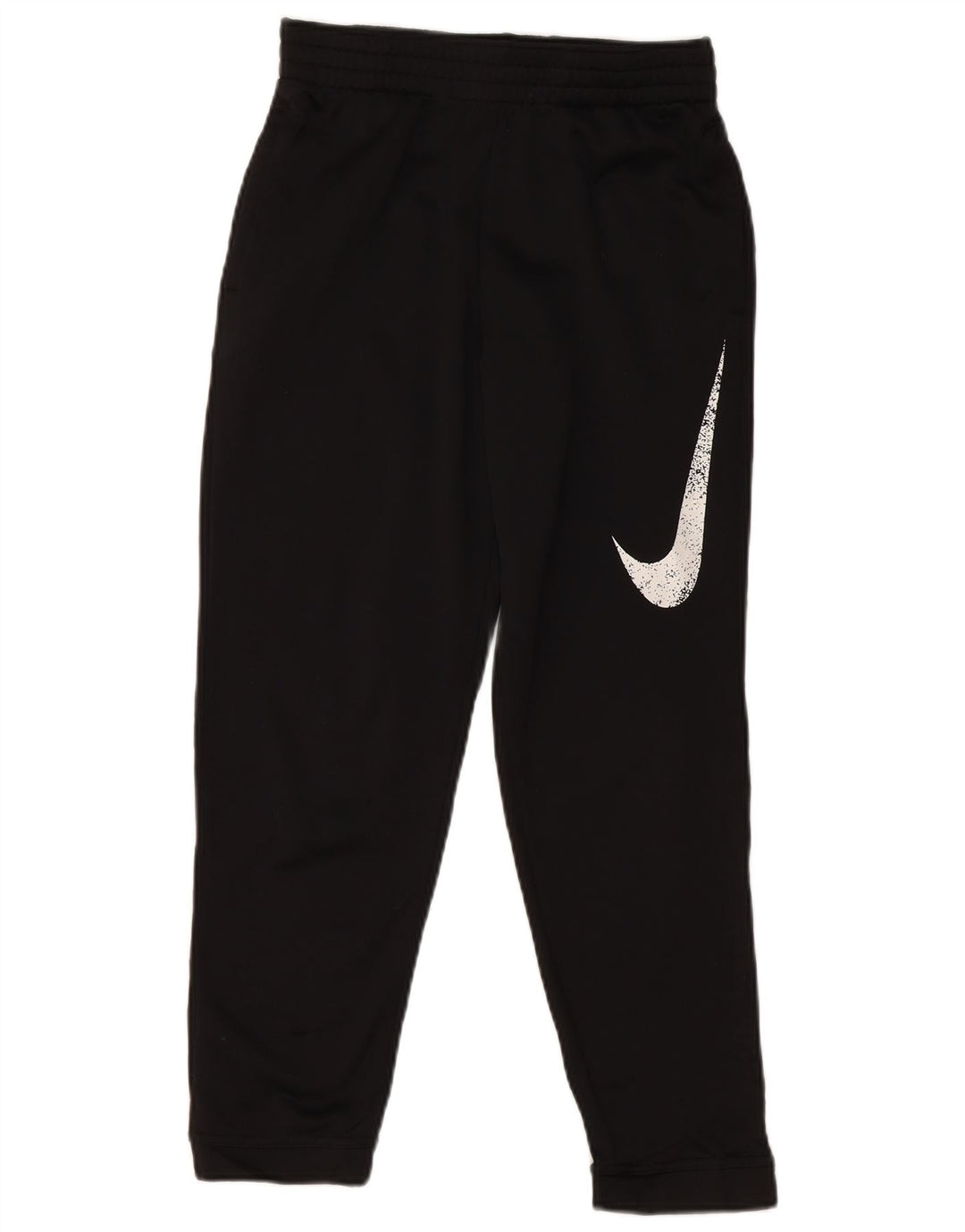Nike Pantalones de chándal con gráfico para niños, 10-11 años, mediano, negro