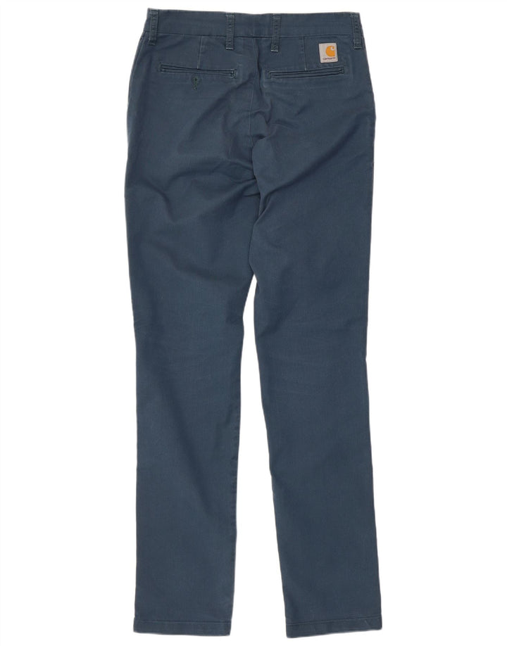 Carhartt Pantalón Chino Slim Para Hombre W33 L34 Poliéster Azul Marino