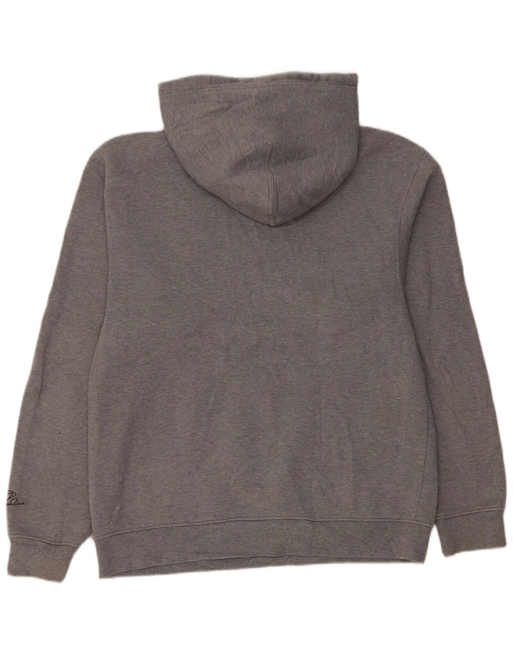 Jordan Mens Air Sudadera con capucha Jumper Pequeño Gris Algodón