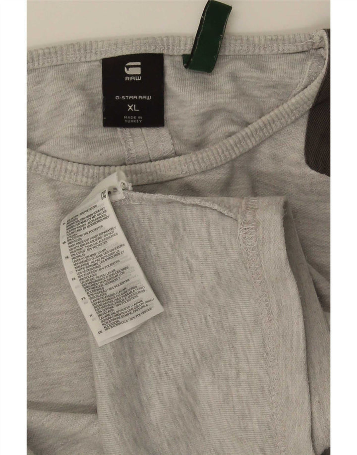 G-Star Hombre Graphic Top Manga Larga XL Algodón Gris