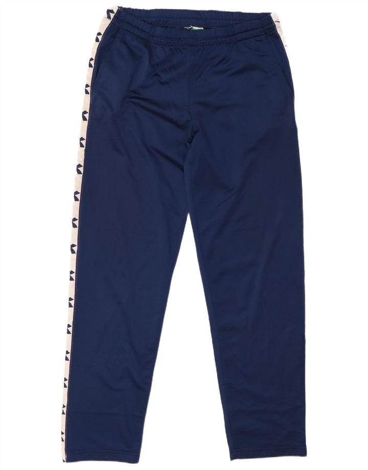 Diadora Hombre Pantalones De Chándal Gráfico Grande Azul Marino