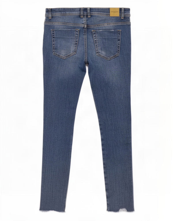 Zara Vaqueros pitillo para mujer EU 38 Small W28 L28 Azul