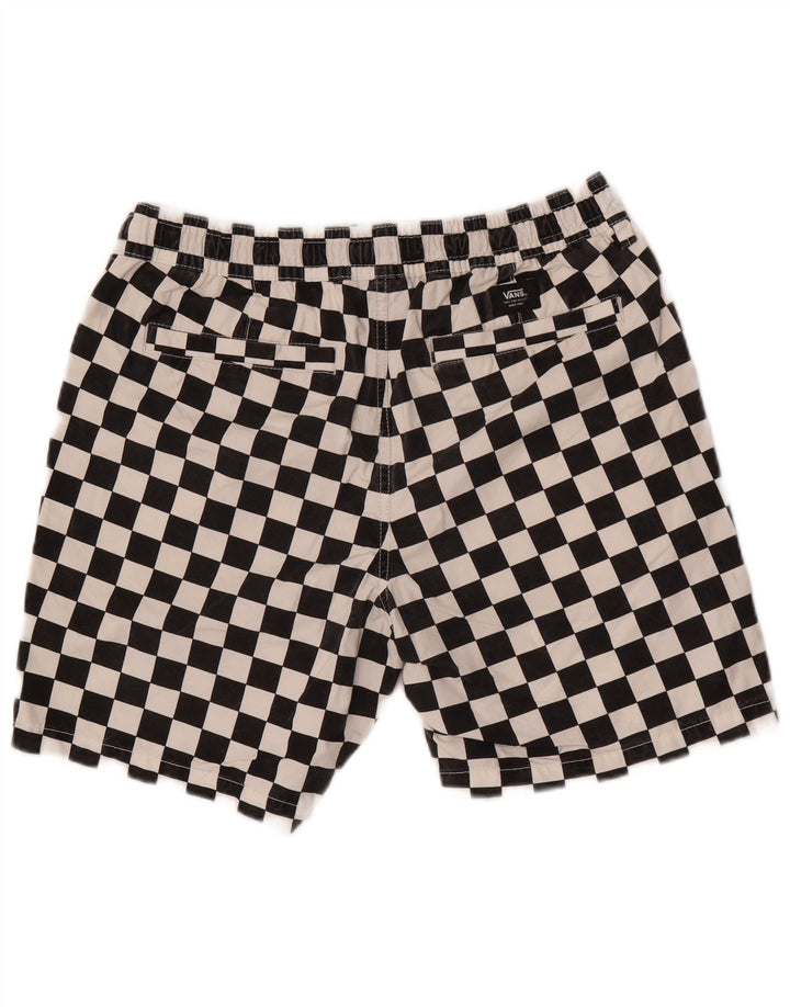 Vans Bañador Corto De Algodón Geométrico Negro Mediano Hombre
