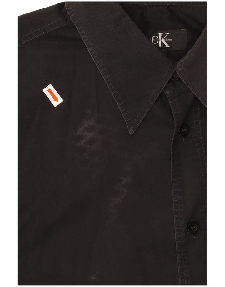 Camisa CALVIN KLEIN Hombre Grande Negro Algodón