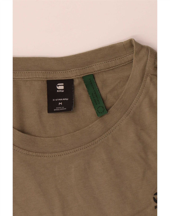 G-Star Hombre Camiseta Top Medium Khaki