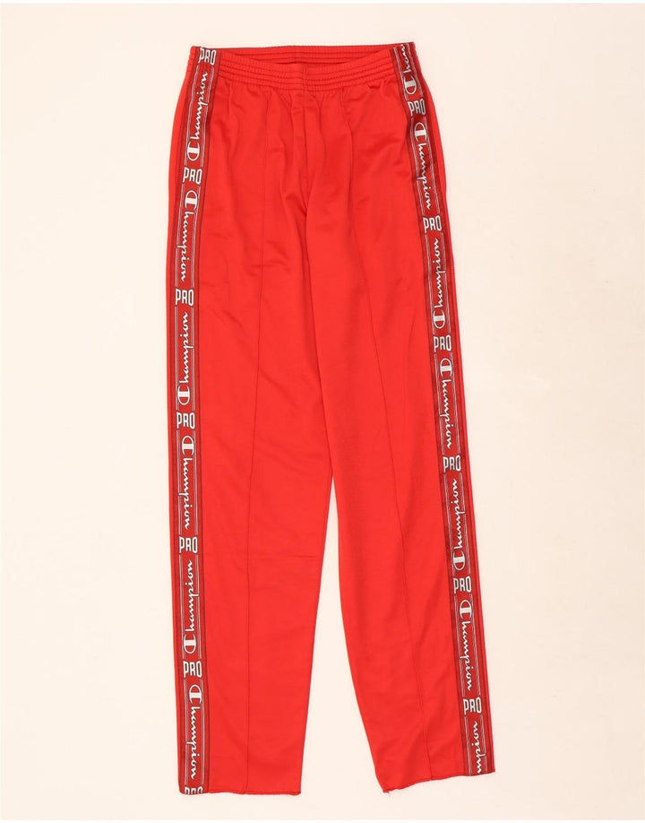 Champion Chándal completo con gráfico para hombre, poliéster color block, pequeño, rojo