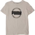 PUMA Camiseta gráfica para niño 9-10 años Algodón Blanco