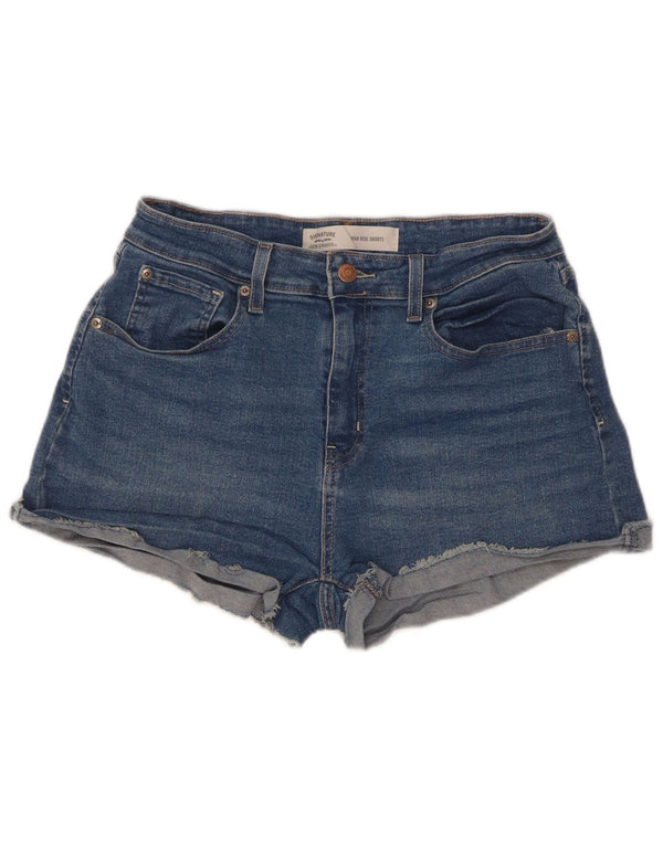 Levi's Pantalones cortos de mezclilla de talle alto para mujer US 12 Large W31 Algodón azul