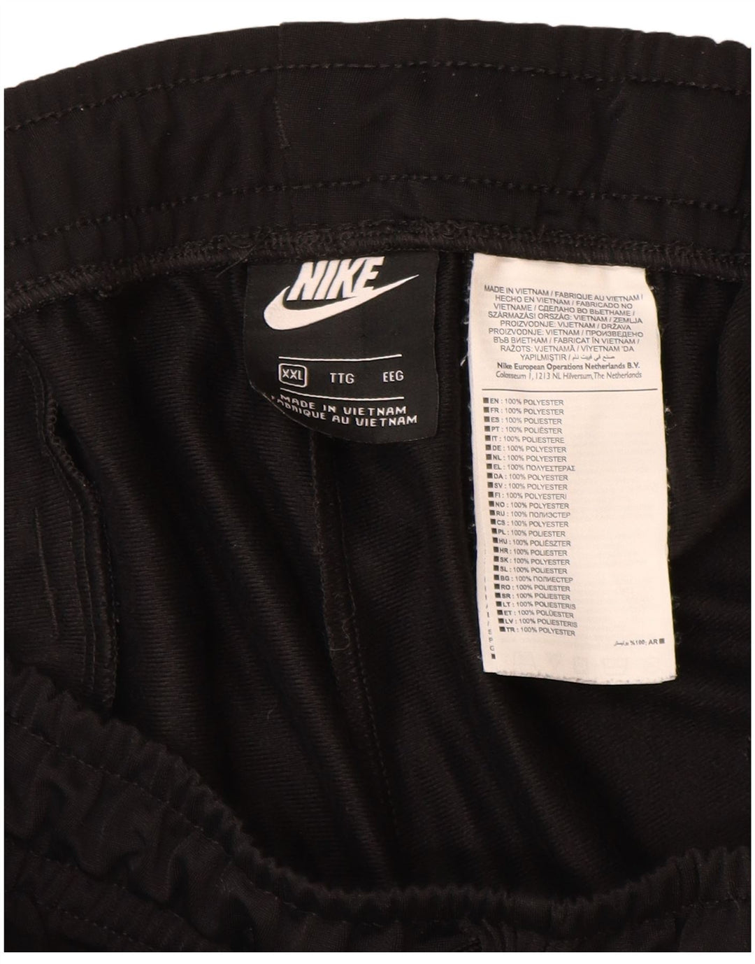 Nike Pantalones de chándal para Hombre Joggers 2XL Negro Poliéster