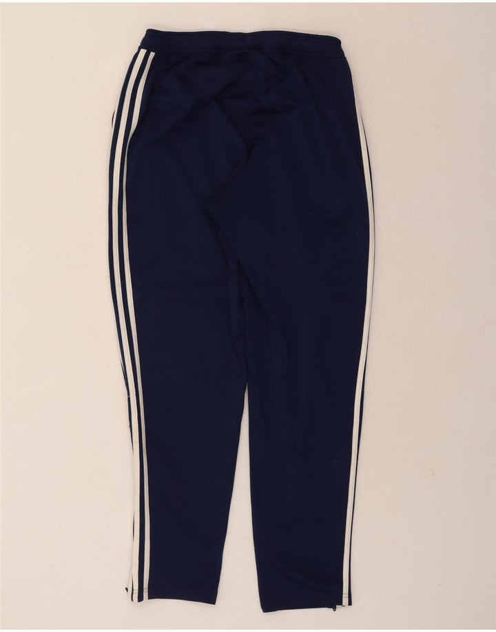 ADIDAS Mens Graphic Tracksuit Trousers Medium  Navy Blue Polyester Vintage Adidas and Second-Hand Adidas from Messina Hembry 