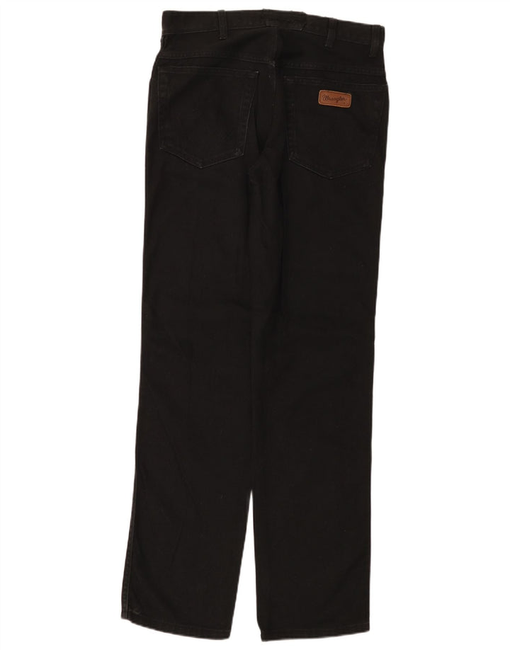 Wrangler Vaqueros rectos para hombre W30 L32 Algodón negro