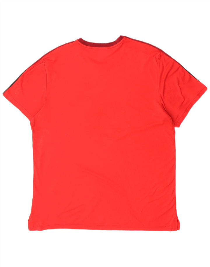 Camiseta Nike Hombre Top XL Rojo Colorblock Poliéster