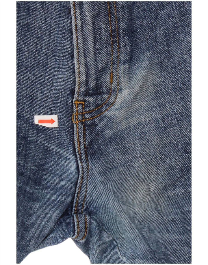 Wrangler Vaqueros rectos elásticos Texas para hombre W31 L32 Algodón azul