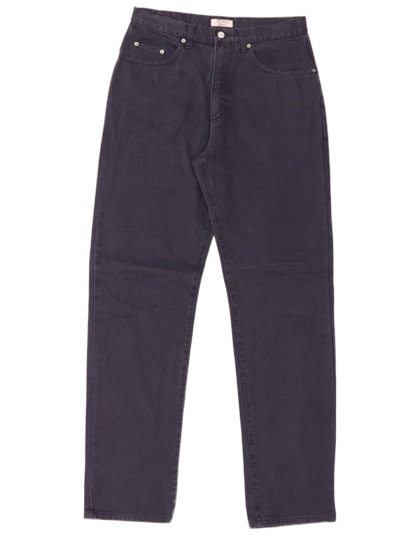 Stefanel Jeans rectos para hombre IT 48 Medium W34 L34 Algodón azul marino