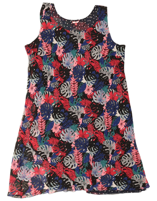 Joe Browns Vestido acampanado sin mangas para mujer UK 20 2XL Multicolor Floral