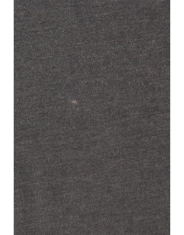 KAPPA Polo Hombre Grande Gris Algodón