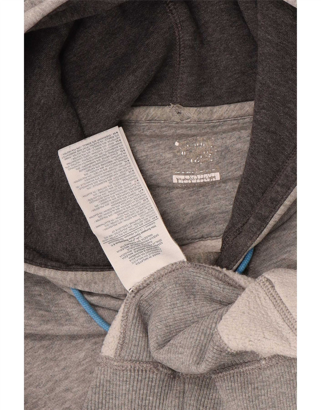 Sudadera con capucha Nike para hombre - Jersey de algodón moteado en gris medio