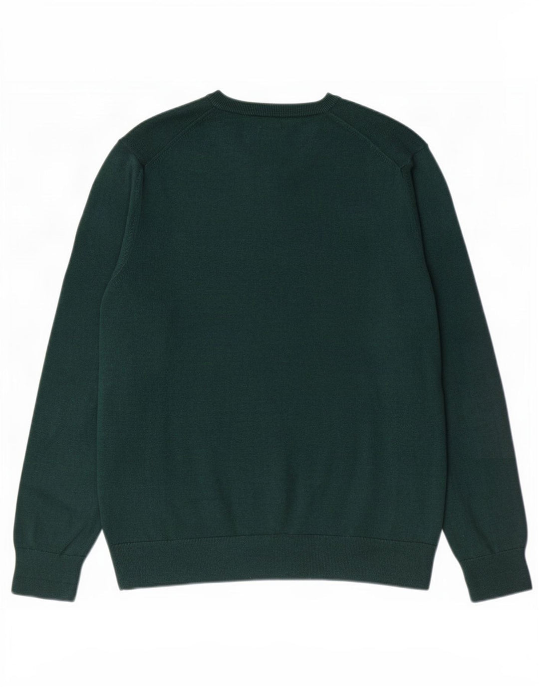 Marks & Spencer Jersey con Cuello en V para Hombre XL Algodón Verde