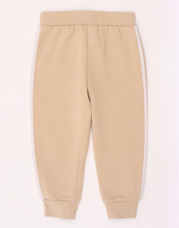 Adidas - Pantalón de chándal para niña, color beige, algodón, 2-3 años