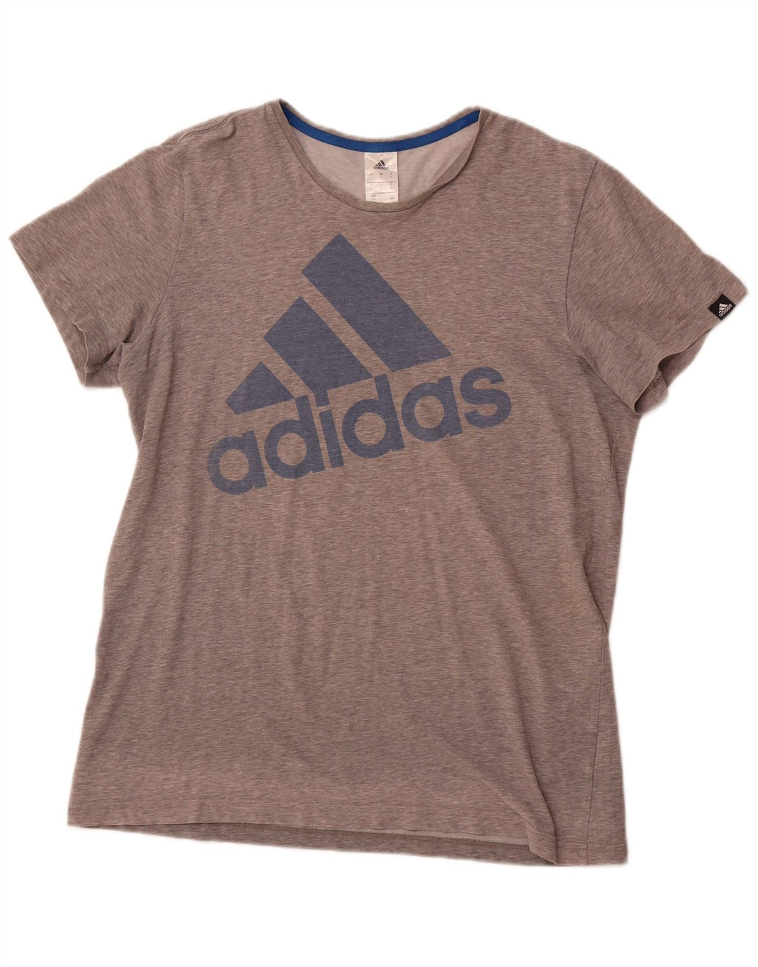 ADIDAS Camiseta gráfica para hombre Top Grande Gris