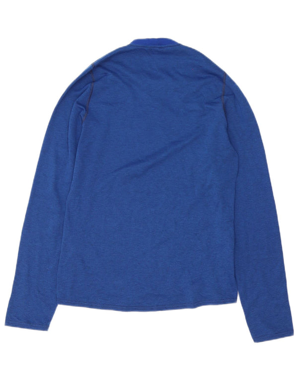 Patagonia Hombre Regular Fit Top Manga Larga XS Poliéster Azul