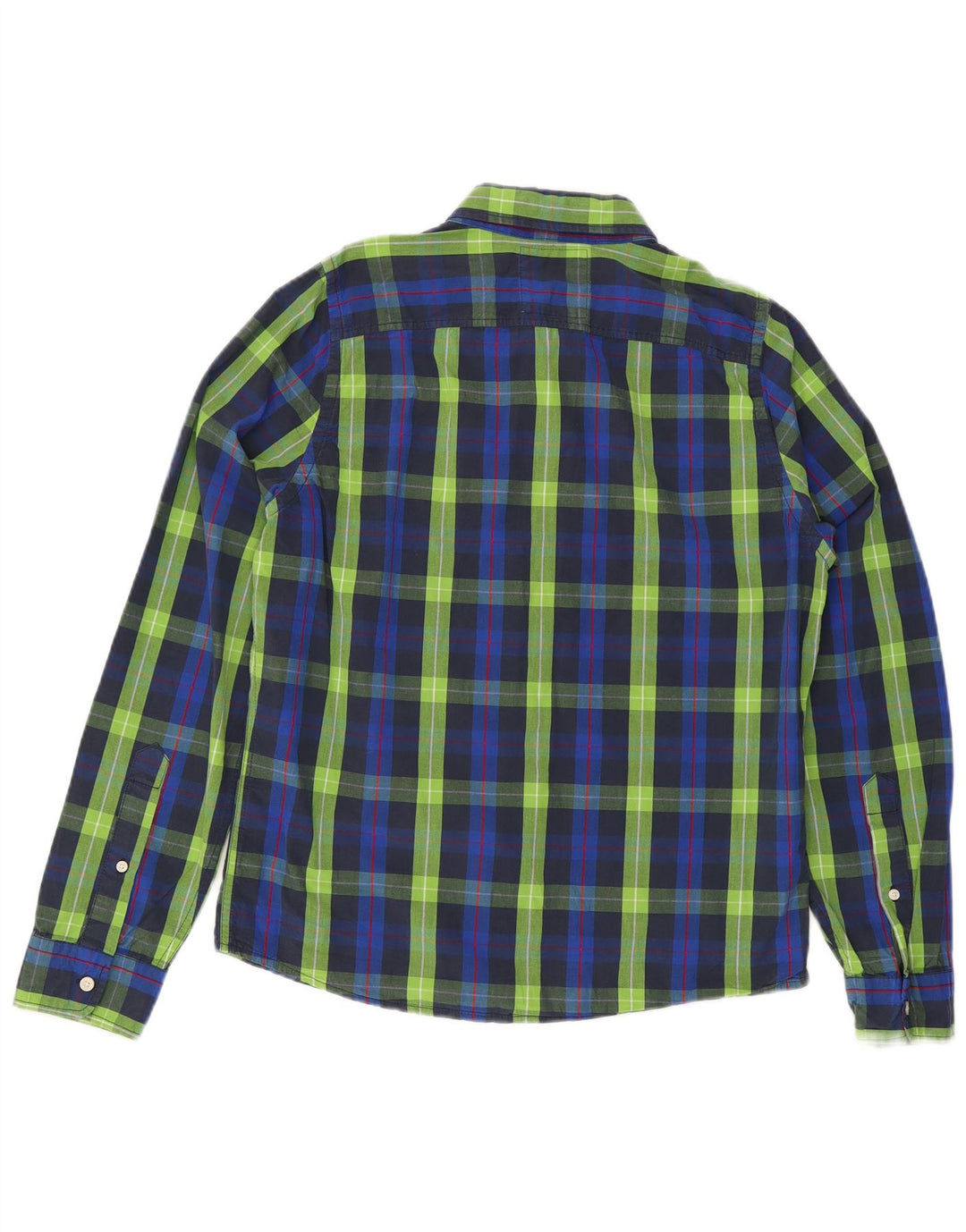 Camisa Hollister Hombre XL Cuadros Azules