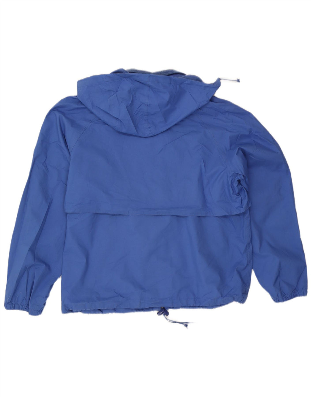 Eddie Bauer Chaqueta impermeable con capucha para hombre Reino Unido 40 Poliéster azul grande