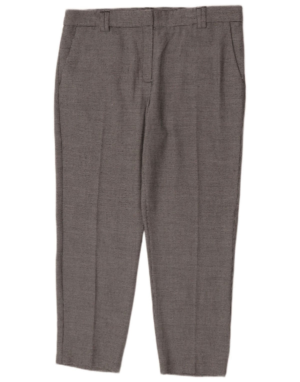 Marks & Spencer Pantalones cortos para mujer UK 44 Large W34 L26 Negro Geométrico