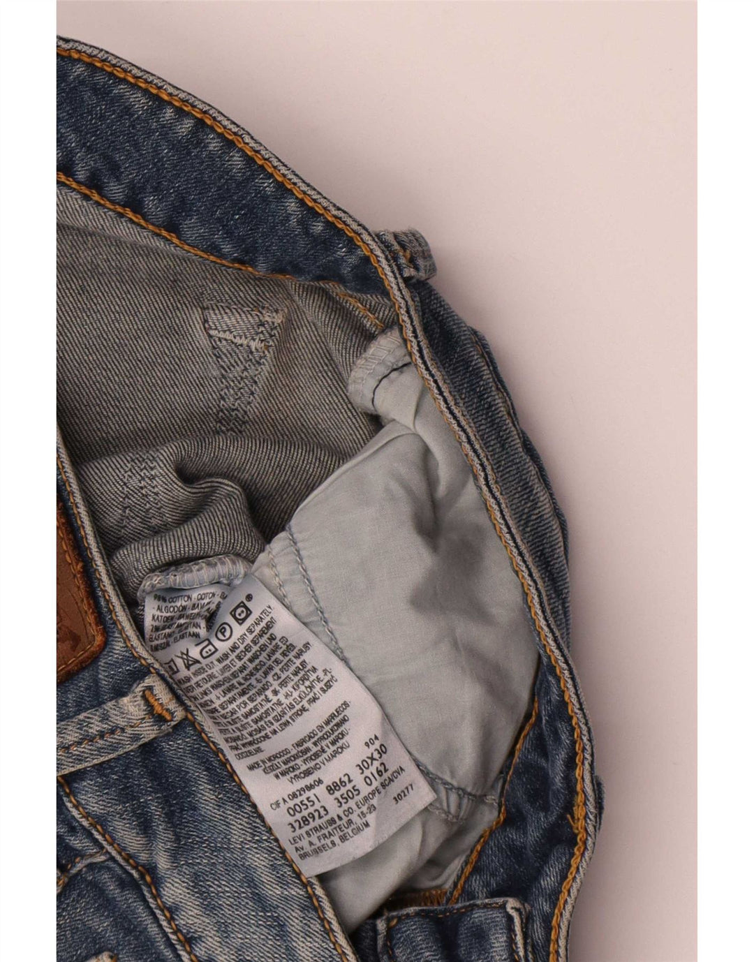 Vaqueros Levi's Mujer Acampanados W30 L30 Algodón Azul