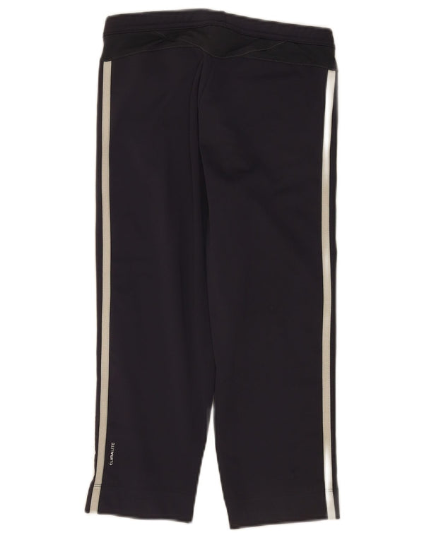 Adidas Womens Climalite Capri Leggings UK 12 Medium W30 Navy Blue