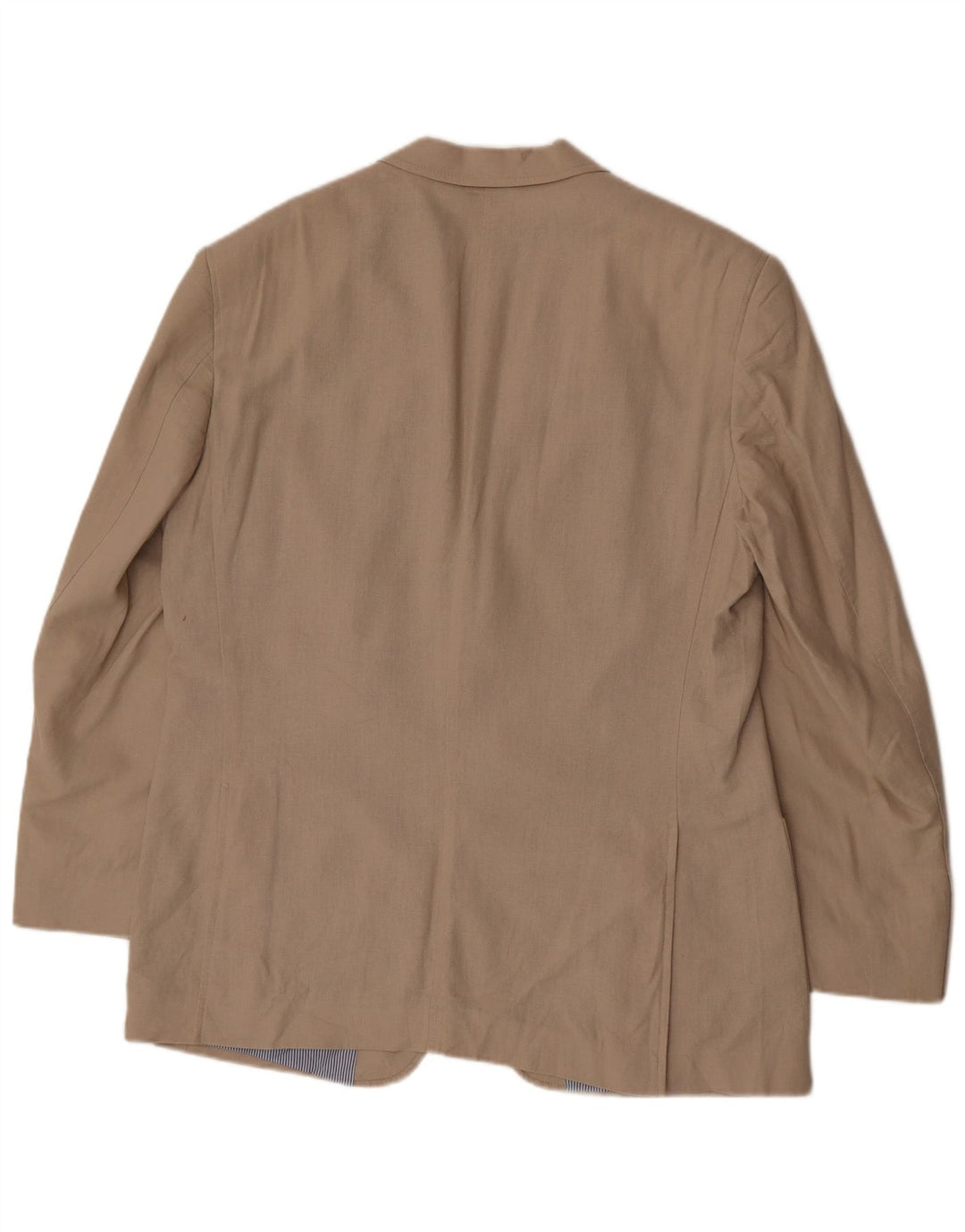 Marks & Spencer Chaqueta tipo blazer de 2 botones para hombre UK 42 Large Beige Linen