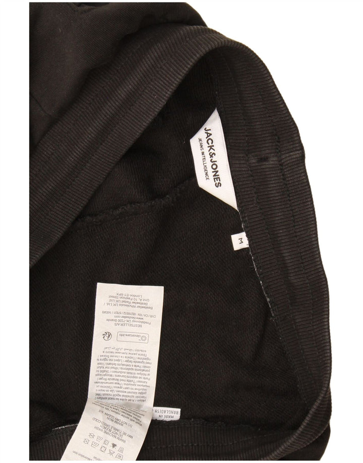 Jack & Jones Hombre Pantalones Cortos Deportivos Algodón Negro Mediano