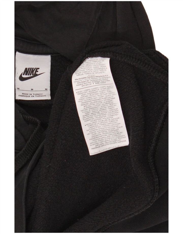 Nike - Sudadera con capucha para hombre (algodón negro mediano)