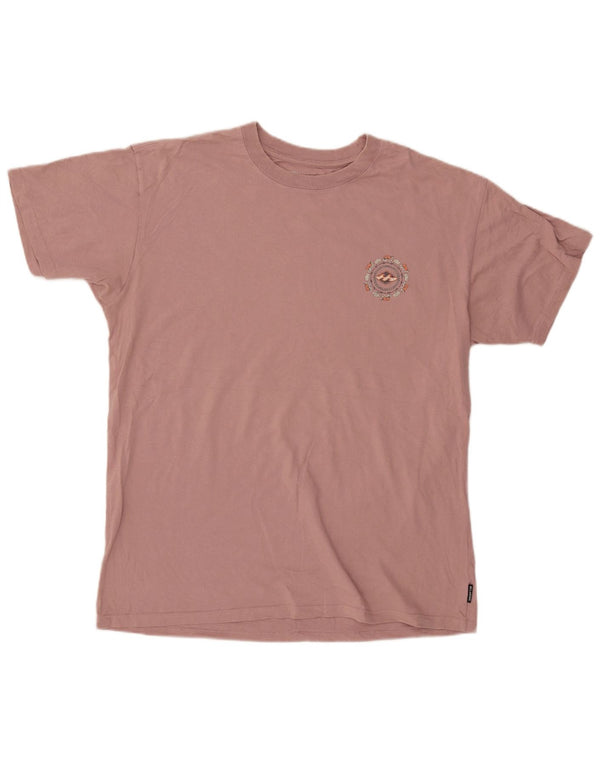 BILLABONG Camiseta gráfica para hombre Top XL Rosa floral