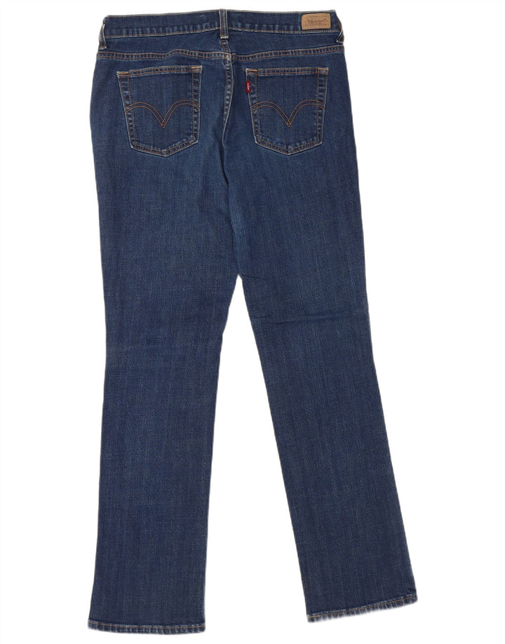 LEVI'S Jeans rectos 505 para mujer US 10 Grande W30 L30 Algodón azul