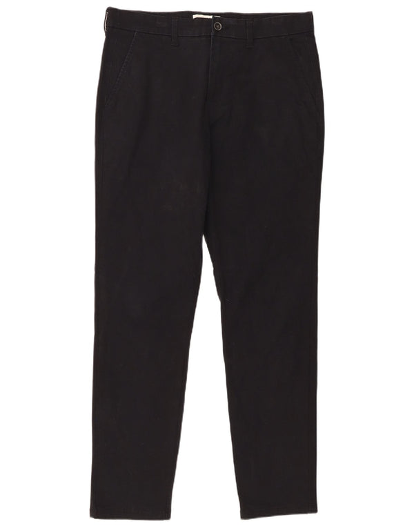 Marks & Spencer Pantalones chinos ajustados para hombre W32 L31 Algodón negro