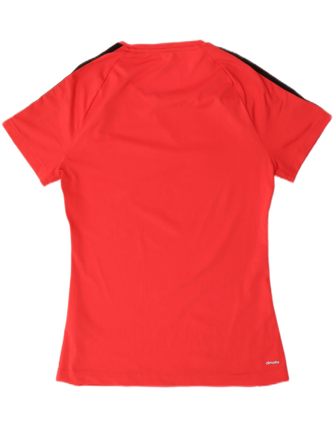 ADIDAS Womens Climalite T-Shirt Top UK 8/10 Small Red Polyester