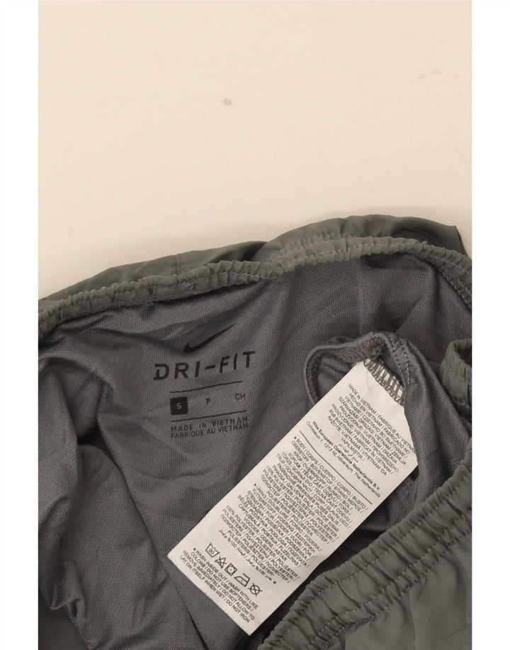 Nike - Pantalones cortos deportivos Dri Fit para hombre, poliéster, color gris pequeño