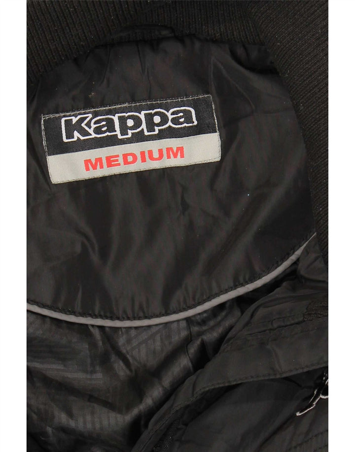 Kappa Abrigo acolchado con capucha para mujer Reino Unido 44 Mediano Negro
