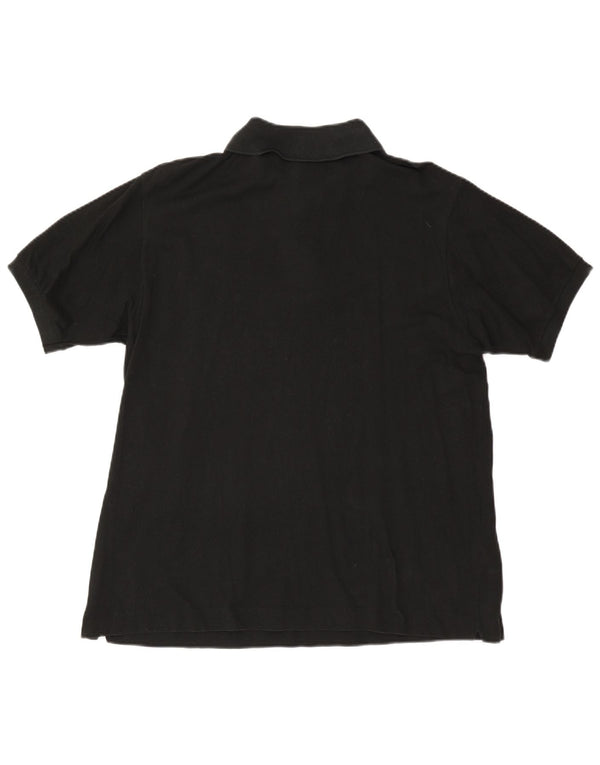 LACOSTE Polo para hombre Talla 6 XL Algodón negro