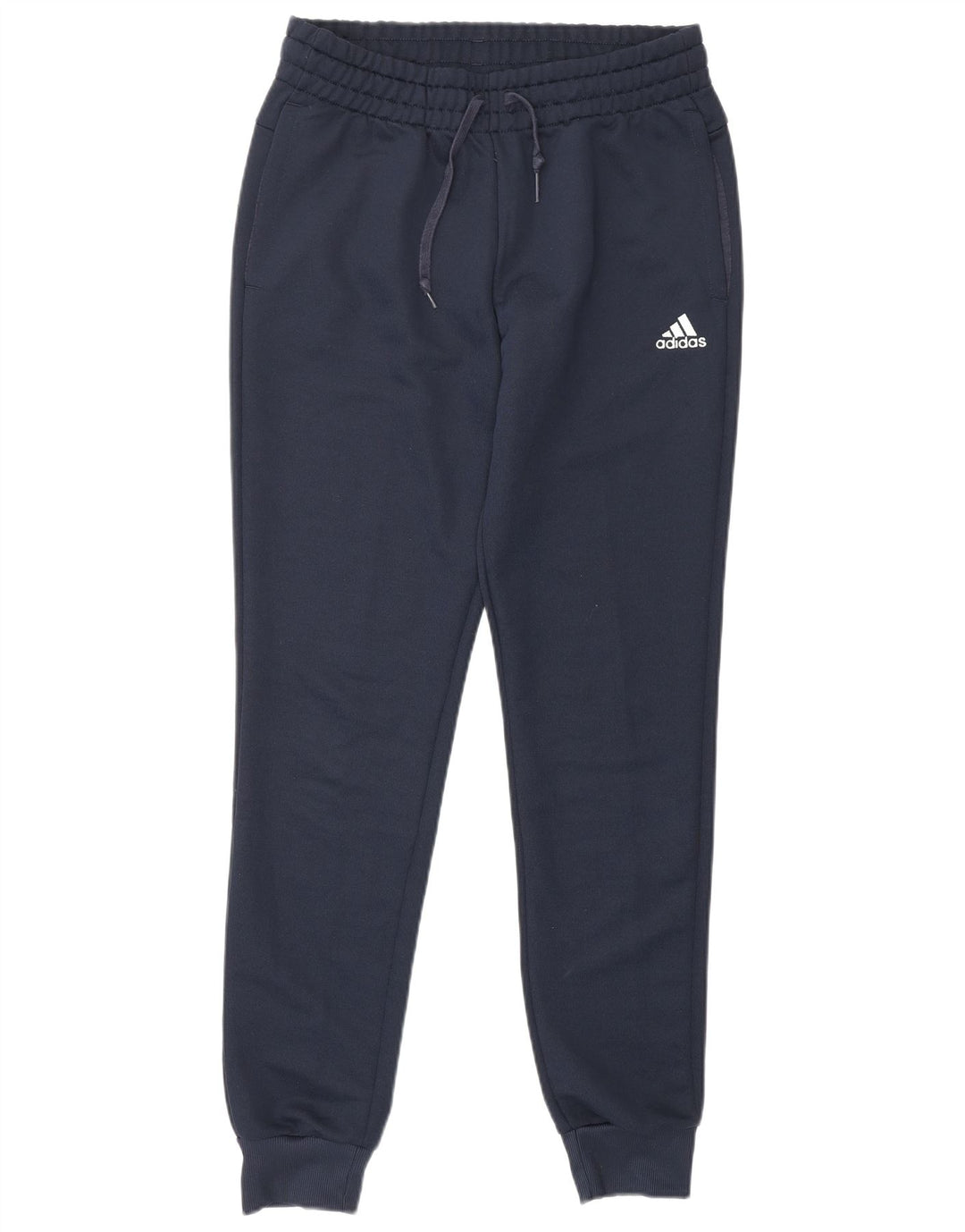 Adidas Pantalones de chándal para mujer Joggers UK 8/10 Small Azul marino Poliéster